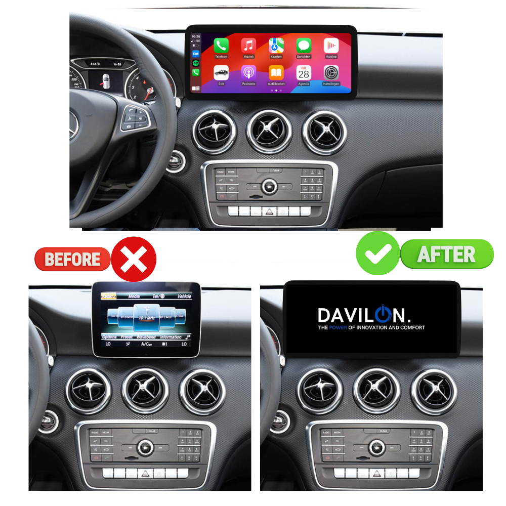 Mercedes B-Klasse CarPlay Autoradio 2015 t/m 2018 | Android Auto  | NTG 5.0