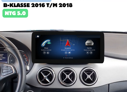 Mercedes B-Klasse CarPlay Autoradio 2016 t/m 2018 | Android Auto  | NTG 5.0