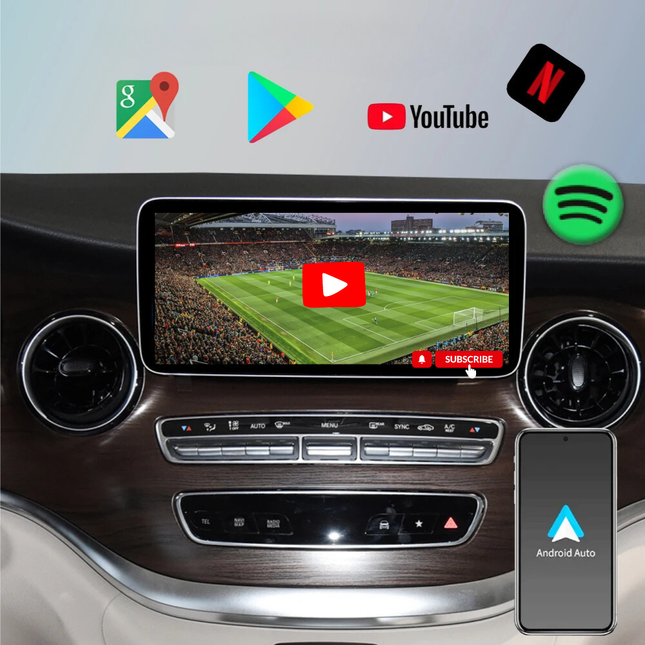 Mercedes V-Klasse CarPlay 2018 t/m 2019 | Android Auto  | NTG 5.5