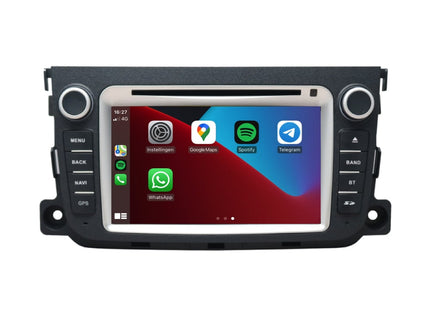 Smart Fortwo | CarPlay & Android Auto | autoradio | 2011 t/m 2015 | Android 13 | 4+64GB