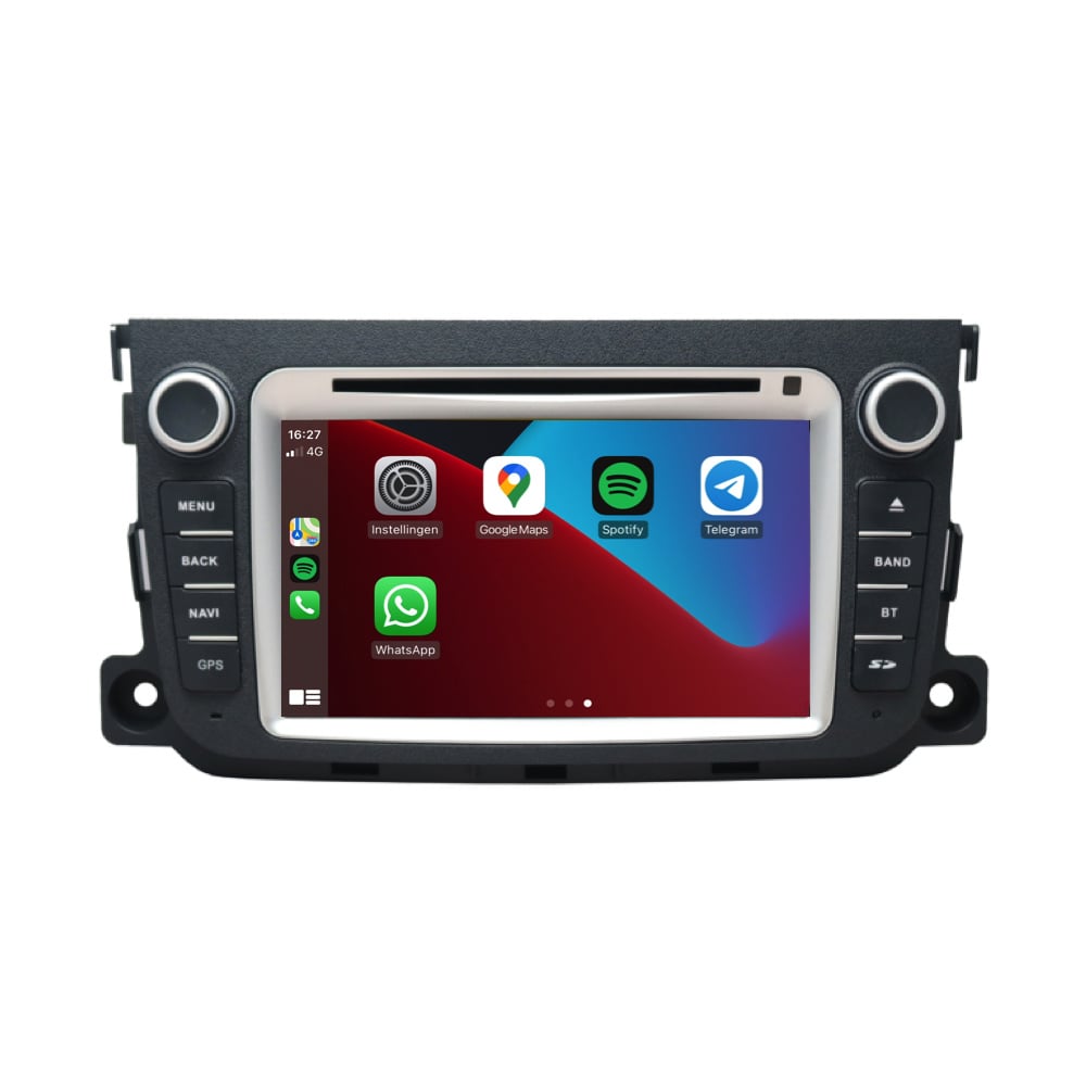 Smart Fortwo | CarPlay & Android Auto | car radio | 2011 to 2015 | Android 10 | 2+32GB