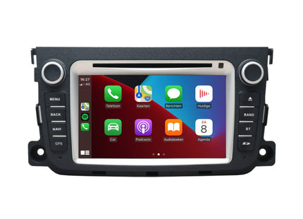 Smart Fortwo | CarPlay & Android Auto | autoradio | 2011 t/m 2015 | Android 13 | 4+64GB