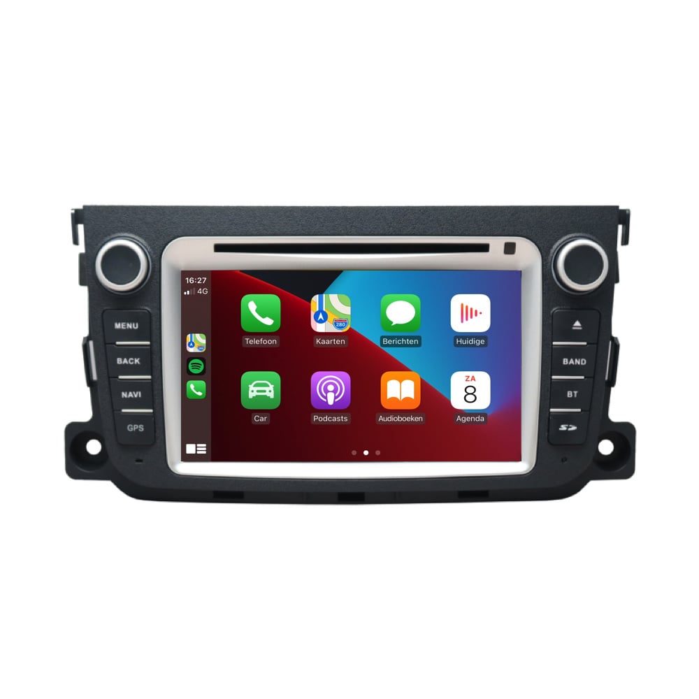 Smart Fortwo | CarPlay & Android Auto | car radio | 2011 to 2015 | Android 10 | 2+32GB