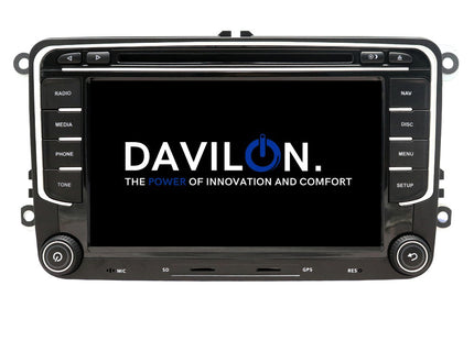 Volkswagen Navigatie Bluetooth 7 Inch voor Seat/Skoda/VW – Rns 510 Look