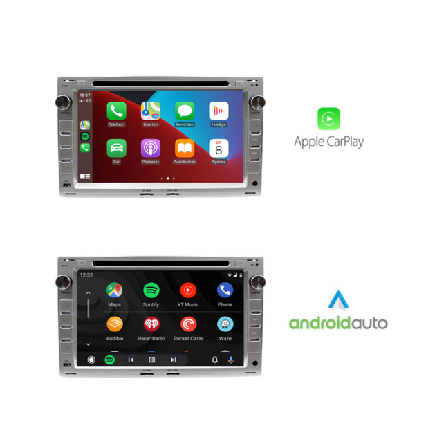 Volkswagen Transporter T5 | Golf | Polo | CarPlay & Android Auto | autoradio | 1998 t/m 2009 | Android 13 | 4+64GB