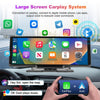 Apple CarPlay 10 inch scherm met dashcam en achteruitrijcamera