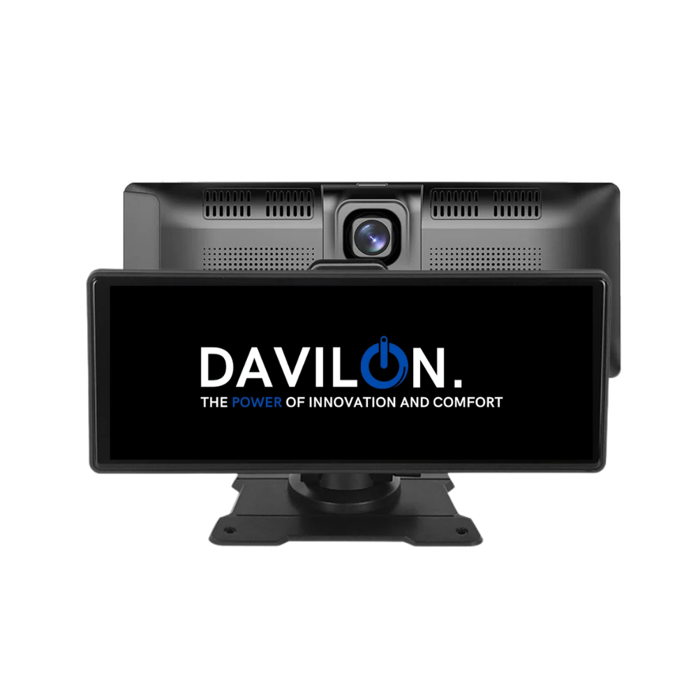 Apple CarPlay 10 inch scherm met dashcam en achteruitrijcamera