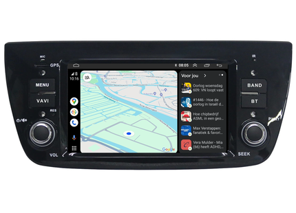 Fiat Doblo | CarPlay & Android Auto | autoradio | 2010 t/m 2014 | Android 13 | 4+64GB