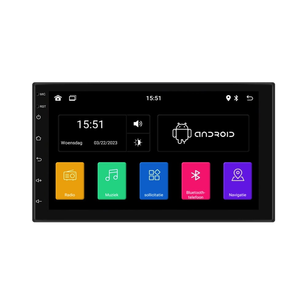 Autoradio 2 DIN | 32 Go | Android 13 | 7 POUCES | DVL-87357