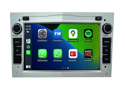 Opel Corsa | CarPlay & Android Auto | autoradio | 2001 t/m 2013 | Android 13 | 4+64GB