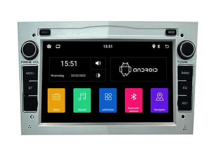 Opel Corsa | CarPlay & Android Auto | autoradio | 2001 t/m 2013 | Android 13 | 4+64GB