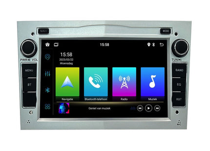 Opel Corsa | CarPlay & Android Auto | autoradio | 2001 t/m 2013 | Android 13 | 4+64GB