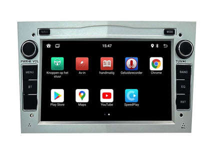 Opel Corsa | CarPlay & Android Auto | autoradio | 2001 t/m 2013 | Android 13 | 4+64GB