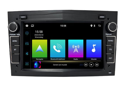 Opel Astra | Corsa | Meriva | Tigra Twintop | CarPlay & Android Auto | autoradio | 2000 t/m 2013 | Android 13 | 4+64GB