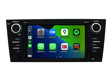 BMW 3-serie E90 E91 E92 E93 | CarPlay & Android Auto | autoradio | 2005 t/m 2013 | Android 13 | 4+64GB