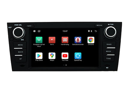 BMW 3-serie E90 E91 E92 E93 | CarPlay & Android Auto | autoradio | 2005 t/m 2013 | Android 13 | 4+64GB