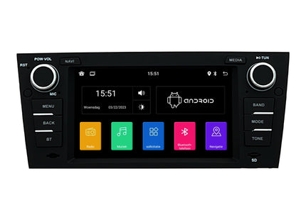 BMW 3-serie E90 E91 E92 E93 | CarPlay & Android Auto | autoradio | 2005 t/m 2013 | Android 13 | 4+64GB
