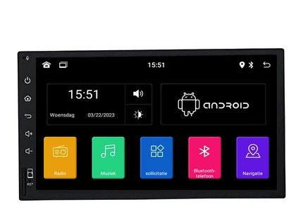 Dubbel-din autoradio | 32GB | Android 13 | 7 INCH