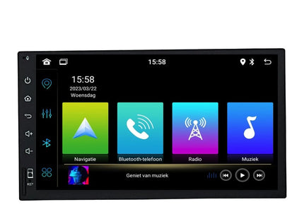 Dubbel-din autoradio | 32GB | Android 13 | 7 INCH