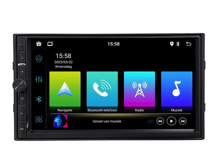 Dubbel-din autoradio | CarPlay | Android Auto | DVL-87346