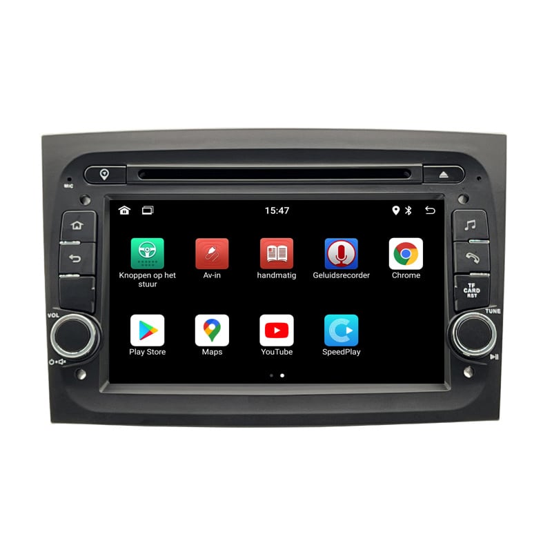Fiat Doblo | CarPlay & Android Auto | autoradio | 2015 t/m 2019 | Android 13 | 4+64GB