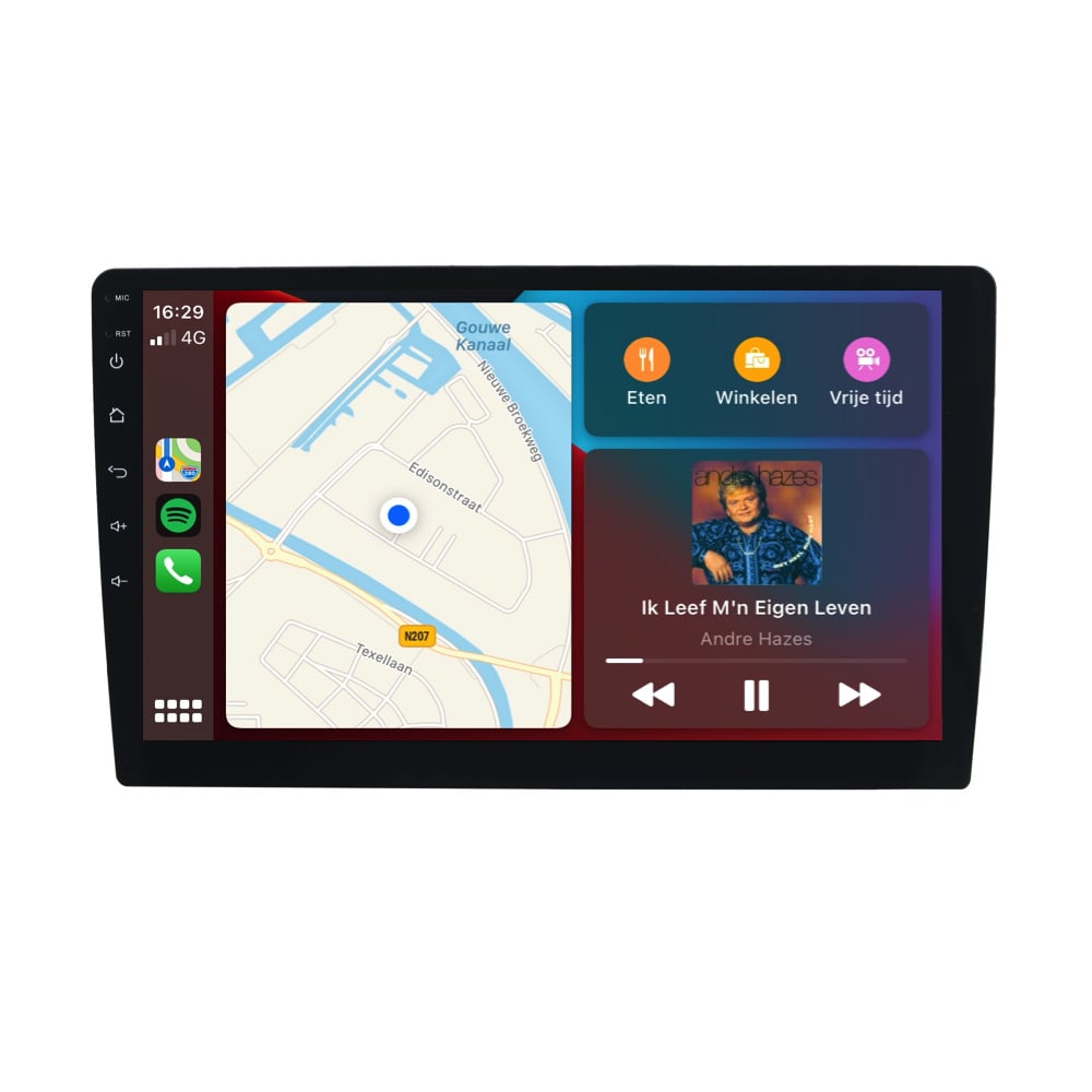 Autoradio doppio DIN | 32GB | Android 13 | 9 POLLICI