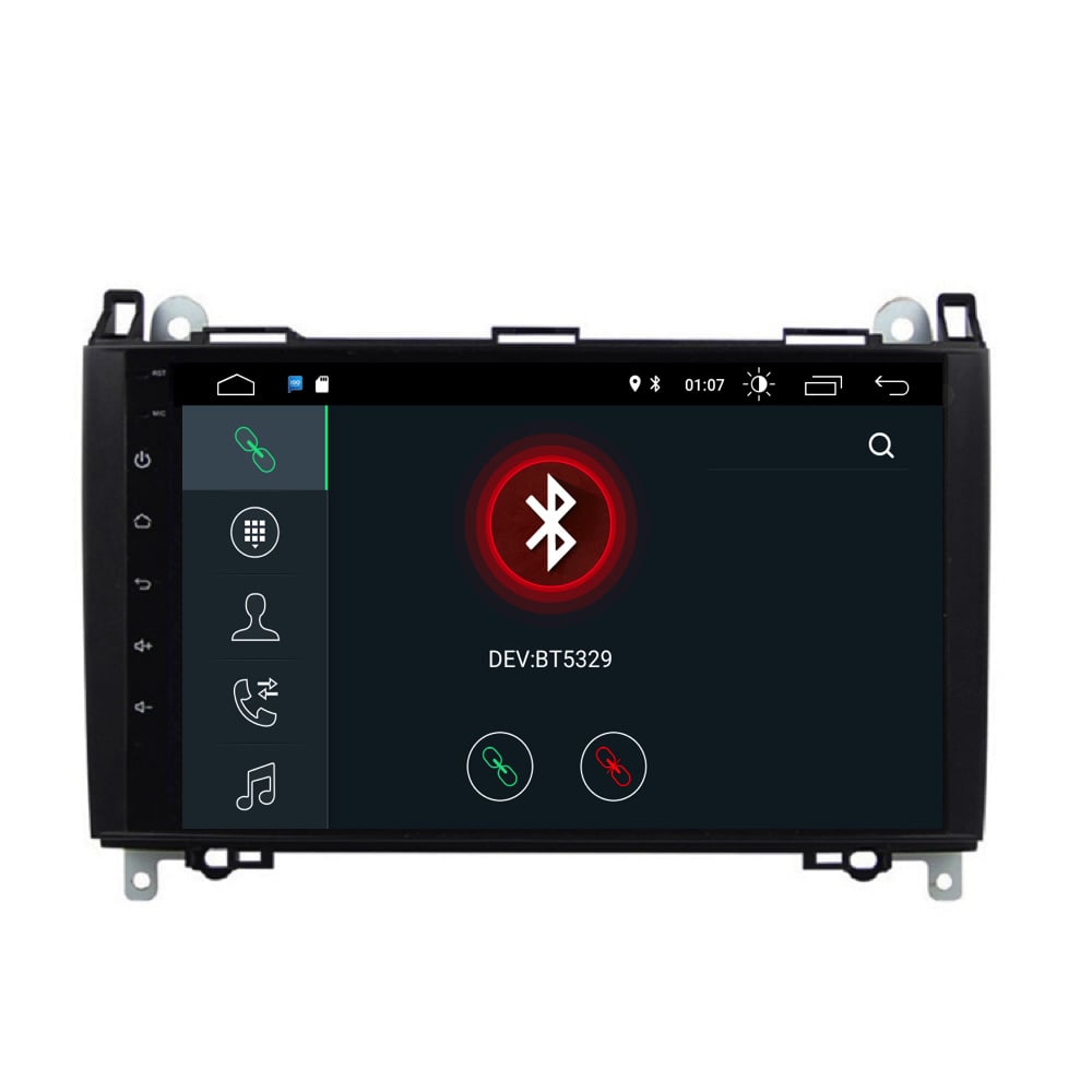 Mercedes Vito | viano | velocista | CarPlay y Android Auto | Radio de coche | 2004 a 2018 | Androide 13 | 4+64GB