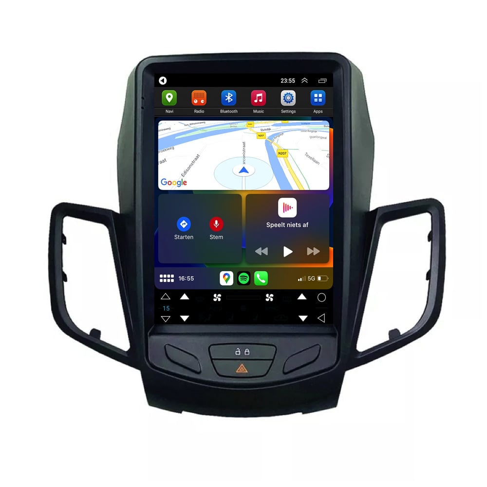 Ford Fiesta Android Autoradio | 2009 t/m 2017 | Groot scherm