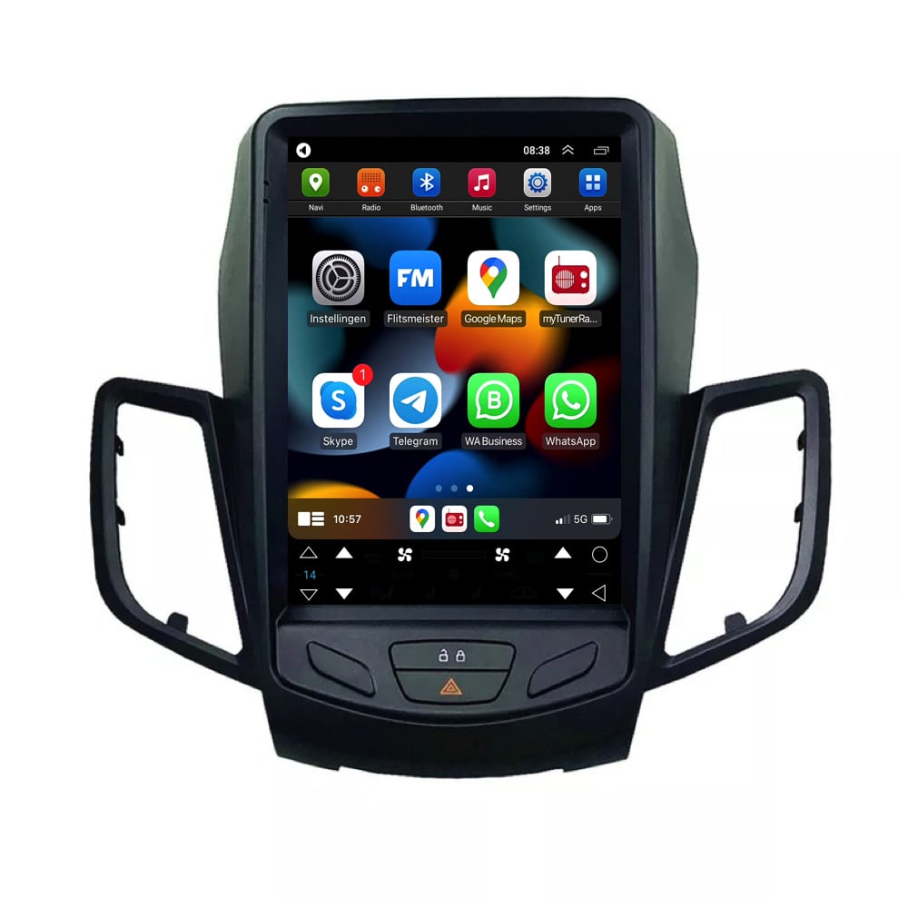 Ford Fiesta Android Autoradio | 2009 t/m 2017 | Groot scherm