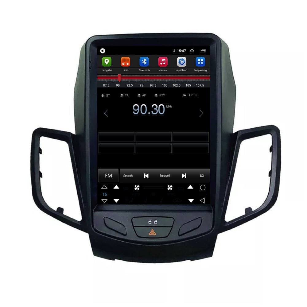 Ford Fiesta Android Autoradio | 2009 t/m 2017 | Groot scherm