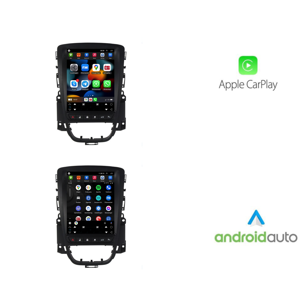 Opel Astra J y Cascada | CarPlay Android | 2009 a 2015 | pantalla grande