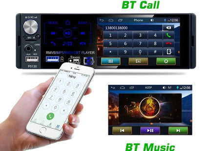 Autoradio simple DIN avec écran et caméra | Bluetooth & USB