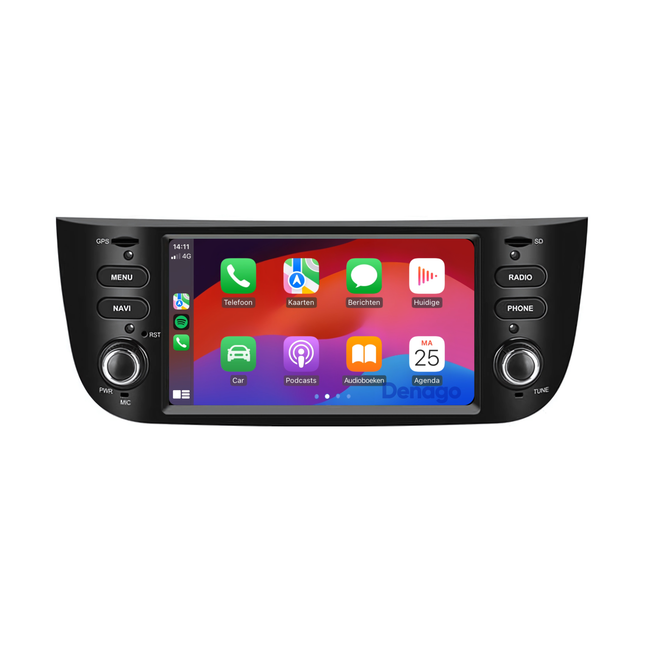 Fiat Punto Linea Autoradio | Carplay | Android 13 | 2+64GB