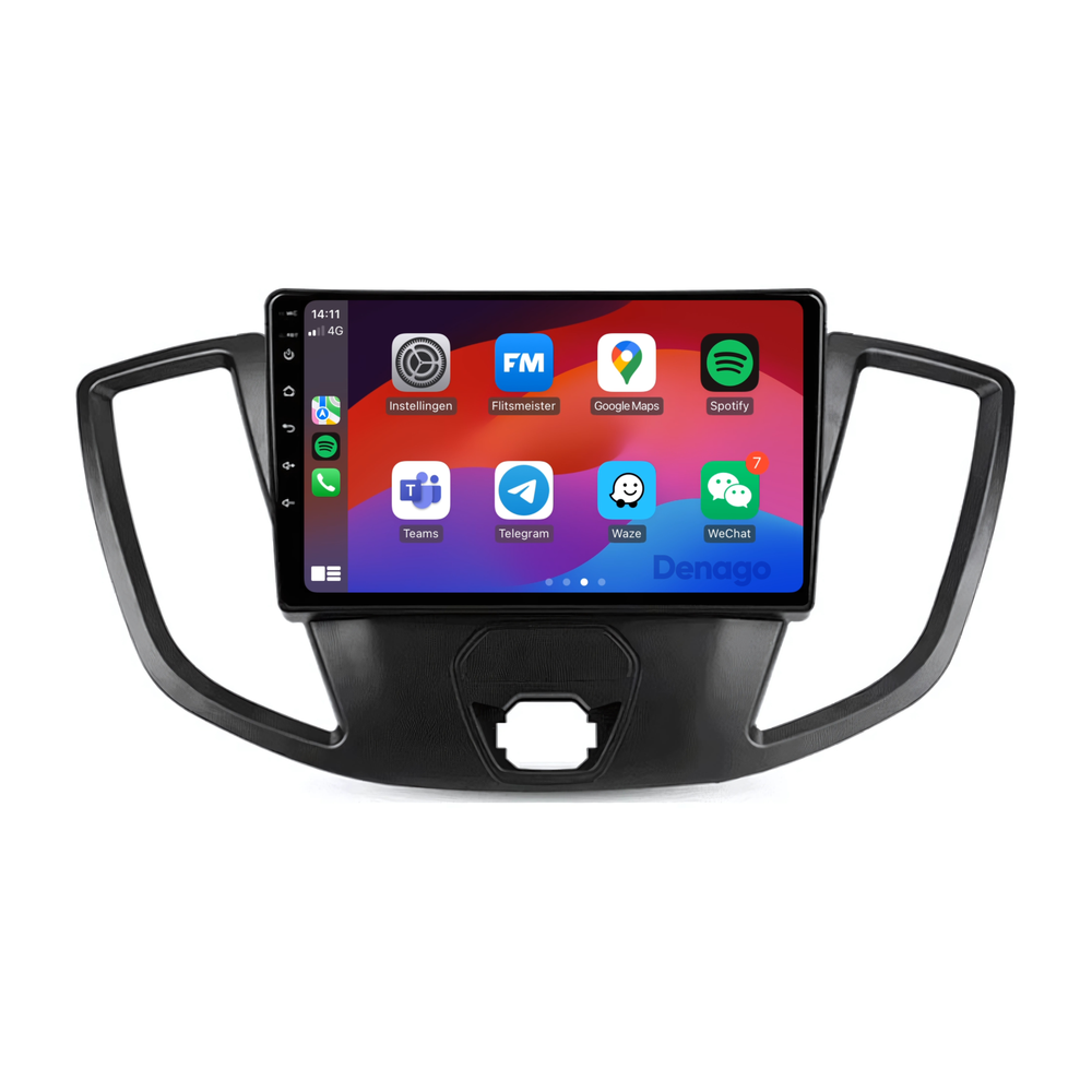 Radio para coche Ford Transit CarPlay | 2014 a 2021 | Denago DNG-A69 | 9 pulgadas | Androide 13 | CarPlay inalámbrico y Android Auto