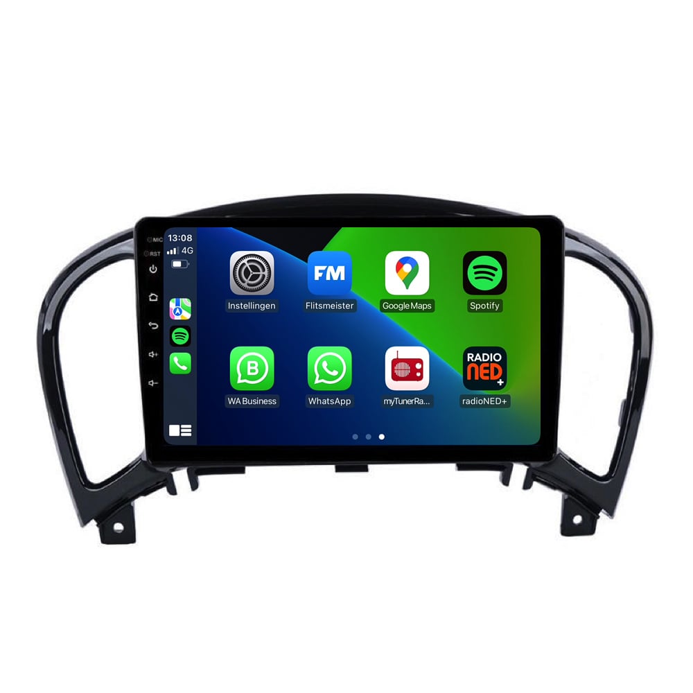 Nissan Juke | Androide 13 | Radio de coche | 2010 a 2019 | Carplay y Android Auto