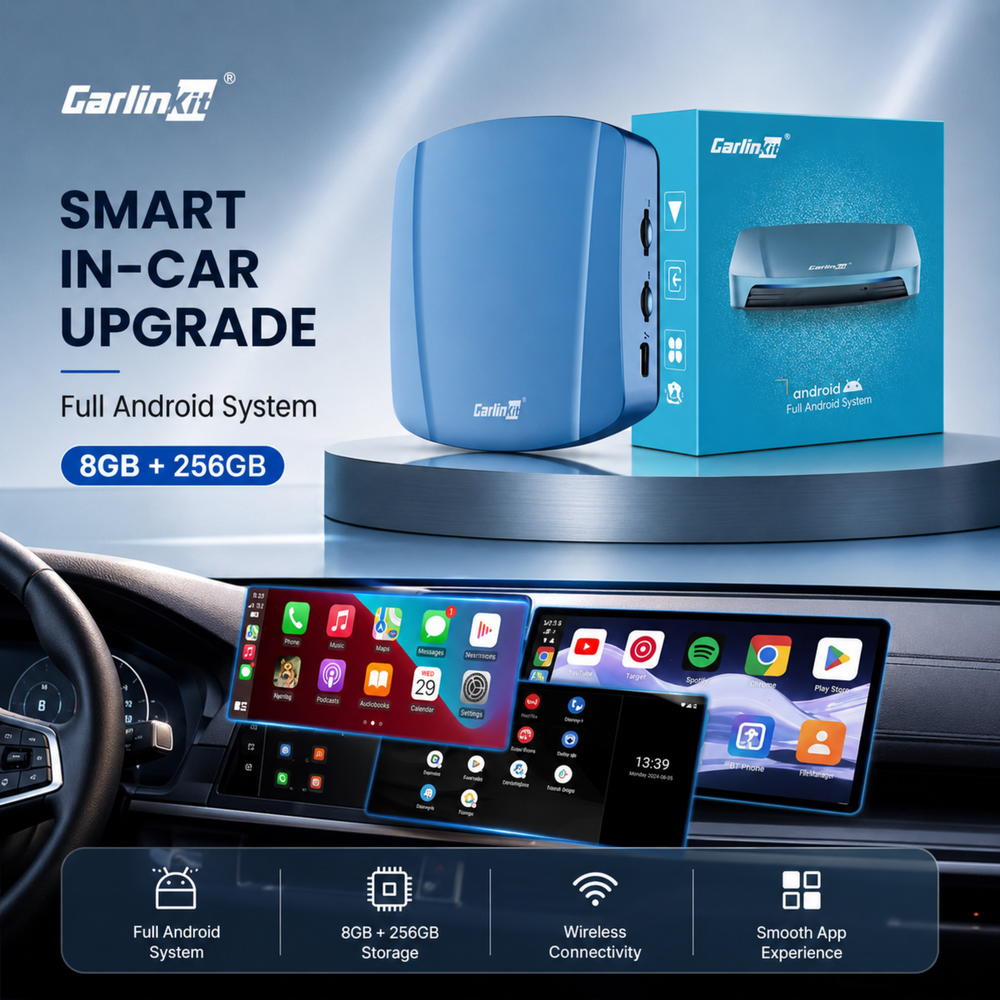 Carlinkit T-Box Ultra 8GB CarPlay | 8GB + 128GB | Netflix & Youtube