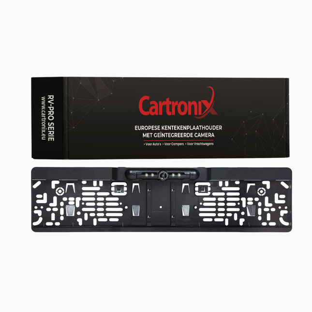 Cartronix RV-420 PRO kentekenplaathouder met camera | Full HD