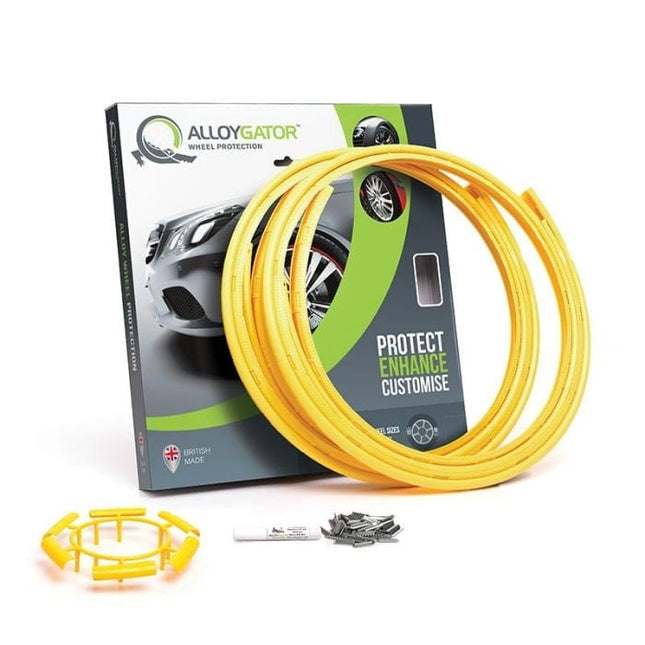 Alloygator Velgbescherming | Geel| Stoeprand bescherming | Inter (12-19'' inch)