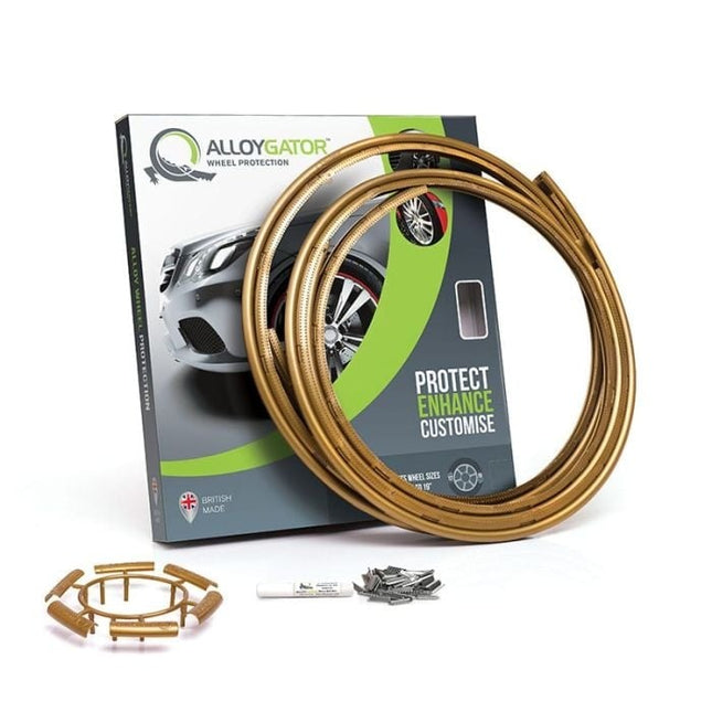 Alloygator Velgbescherming |Goud| Stoeprand bescherming | Inter (12-19'' inch)