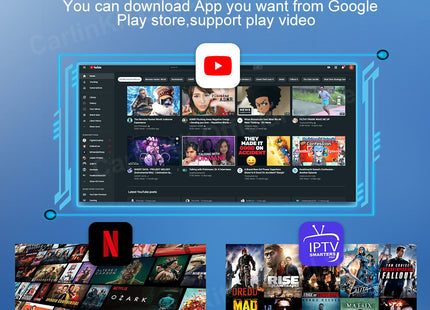Carlinkit T- Box CarPlay | 4 GB Android Auto | Netflix & Youtube