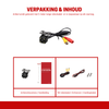 Cámara de marcha atrás Cartronix RV-300 PRO | Universales | 4 LED | Visión nocturna | Impermeable | Auto