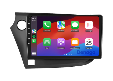 Honda Insight CarPlay autoradio | 2009 t/m 2014 | Denago DNG-A341 | 9 inch | Android 13 | Draadloos CarPlay & Android Auto