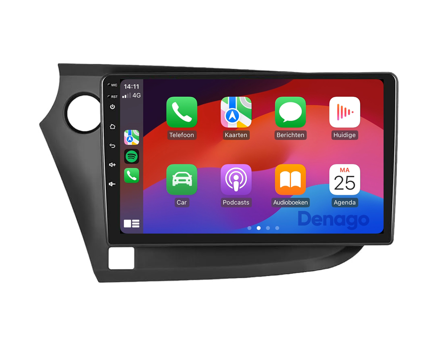 Radio para coche Honda Insight CarPlay | 2009 a 2014 | Denago DNG-A341 | 9 pulgadas | Androide 13 | CarPlay inalámbrico y Android Auto