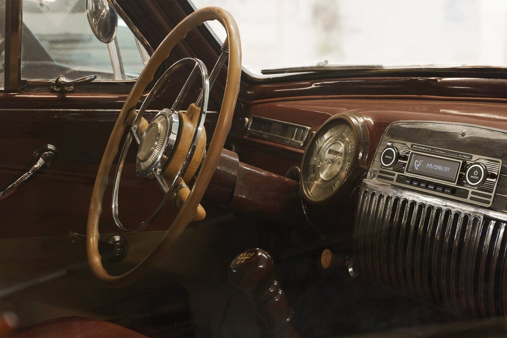 Caliber Autoradio - Bluetooth - USB, SD, AUX, FM - DAB+ - Handsfree bellen - 1 DIN - Retro Oldtimer Look