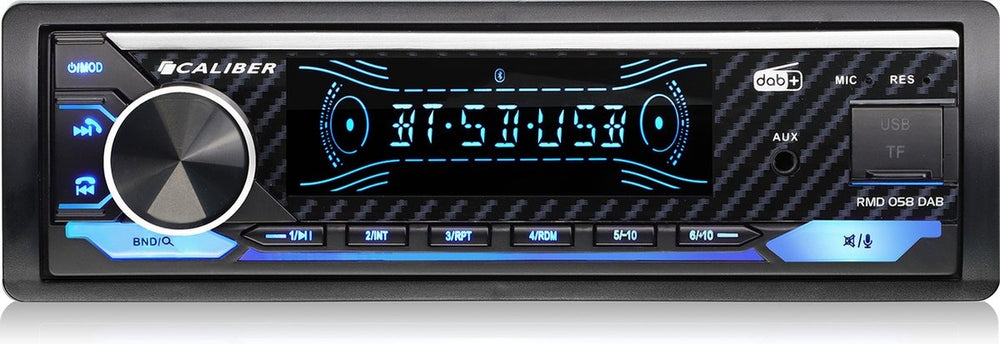Caliber Car radio - Bluetooth - USB, SD, AUX, FM - Hands-free calling - DAB+ - 4 x 100W - Multicolour Display