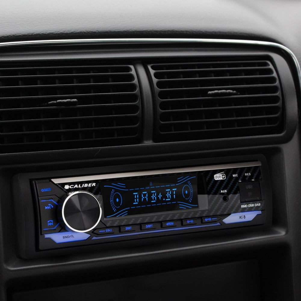 Caliber Car radio - Bluetooth - USB, SD, AUX, FM - Hands-free calling - DAB+ - 4 x 100W - Multicolour Display