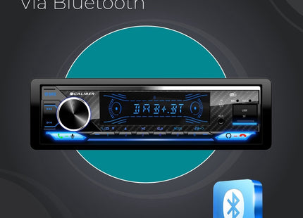 Caliber Autoradio - Bluetooth - USB, SD, AUX, FM - Handsfree bellen - DAB+ - 4 x 100W - Multicolour Display
