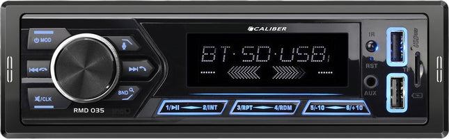 Caliber 1-din Autoradio- Bluetooth - USB, SD, AUX, FM - Handsfree bellen - 4 x 55 Watt