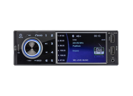 Caliber Autoradio - Bluetooth –  2x USB, SD, AUX, FM – 1 DIN