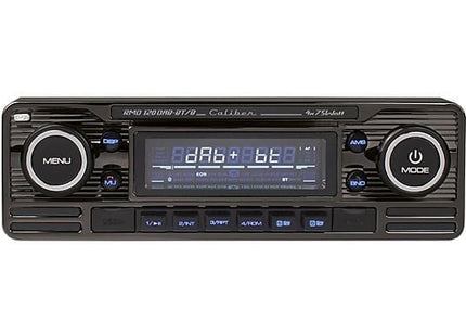 Caliber Autoradio - Bluetooth - USB, SD, AUX, FM - DAB+ - Handsfree bellen - 1 DIN - Retro Oldtimer Look